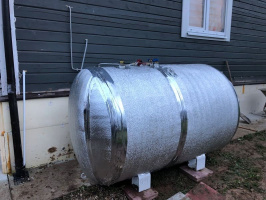 Автономная газификация в Жуковском на базе газгольдера 800 л