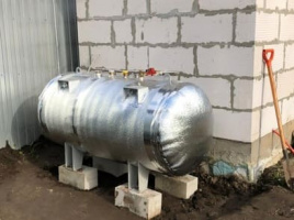 Наземный газгольдер 800 л с утеплением в Жуковском