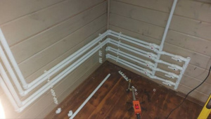 Монтаж газгольдера, котла Baxi и отопления в Жуковском